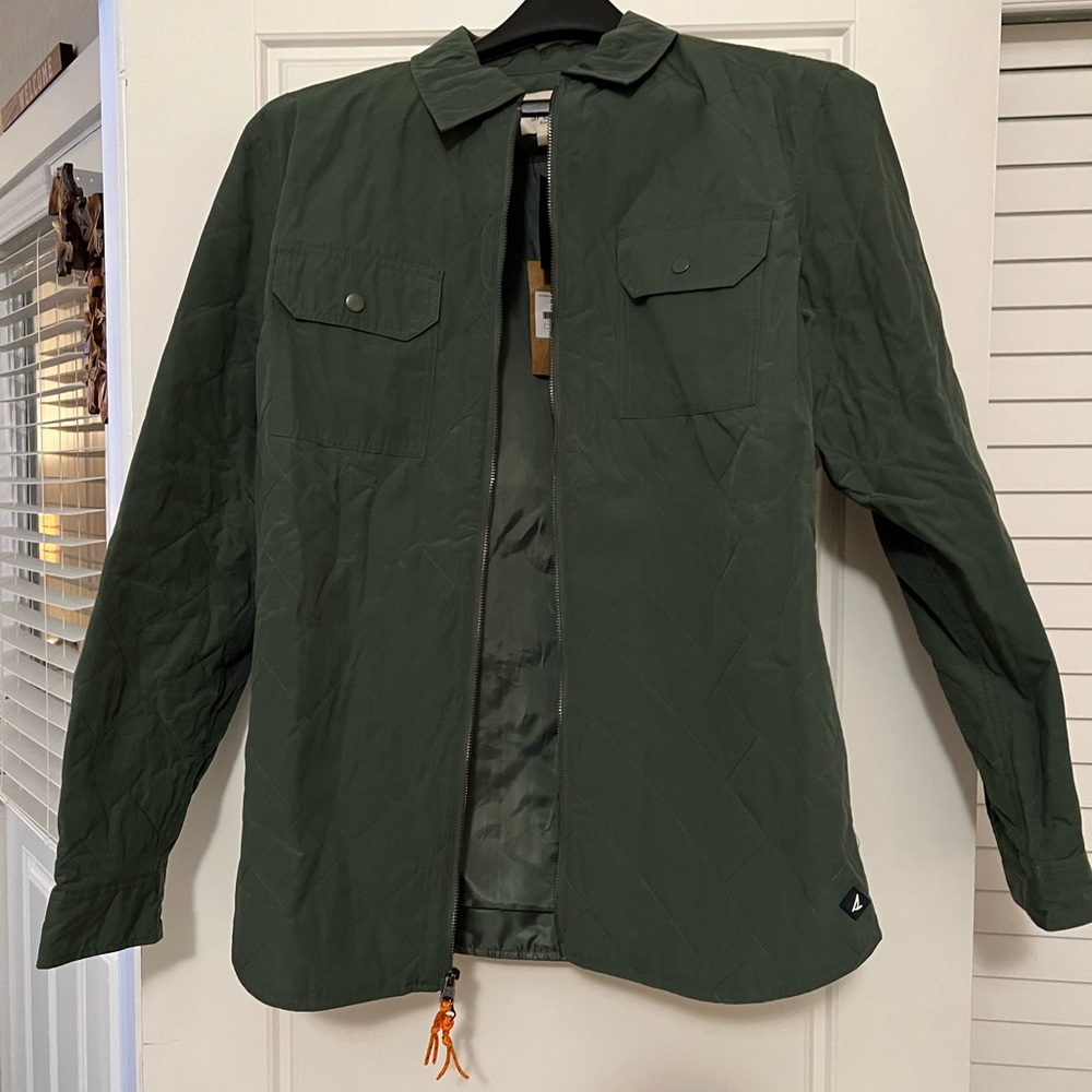 Sperry green quilted jacket